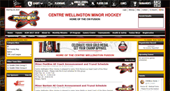 Desktop Screenshot of cwminorhockey.ca