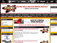 Tablet Screenshot of cwminorhockey.ca